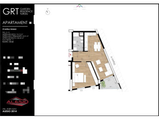 Shitet Apartament 1+1 Tek Kompleksi Turdiu (ID B110287) Tirane