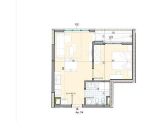 Apartament Ne Shitje 1+1 Tek Kompleksi Univers City (ID B110328) Tirane