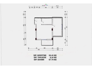 Shitet Apartament 1+1 Tek Kodra e Diellit (ID B110402) Tirane