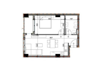 Apartament Ne Shitje 1+1 ne Paskuqan (ID B110441) Tirane