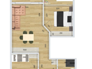 Apartament Per Shitje 2+1 ne Vlore, qera.