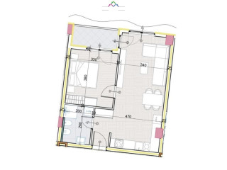 Apartament Ne Shitje 1+1 Ne Paskuqan (ID B110500) Tirane