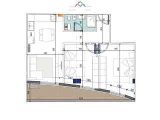 Zyre Me Qera 2+1 Tek Mine Peza (ID BZ2770) Tirane