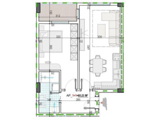 Apartament Ne Shitje 1+1 Ne Kamez (ID B110507) Tirane