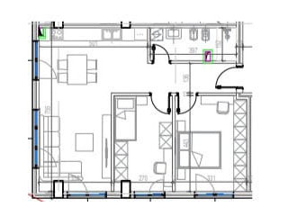Apartament Ne Shitje 2+1 Tek Rezidenca Kodra e Diellit 2 (ID B120779) Tirane