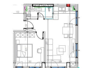 Apartament Ne Shitje 1+1 Tek Rezidenca Kodra e Diellit 2 (ID B110526) Tirane