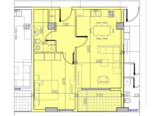 Apartament Ne Shitje 1+1 Ne Paskuqan (ID B110528) Tirane