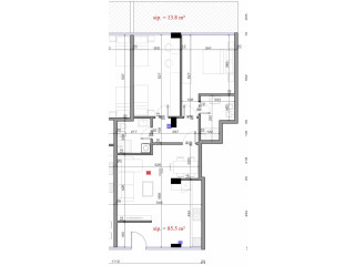 Apartament Ne Shitje 2+1 Ne Fresk ( ID B120795) Tirane