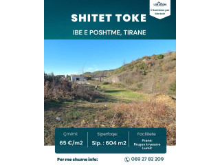 TOKE NE SHITJE, 604 M2, Ibë e Poshtme , Prane Autostrades Tirane-Elbasan