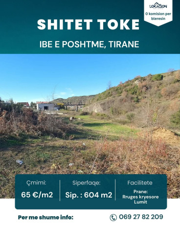 toke-ne-shitje-604-m2-ibe-e-poshtme-prane-autostrades-tirane-elbasan-big-0