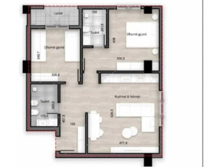 Apartament Ne Shitje 2+1 Ne Porcelan (ID B120800) Tirane