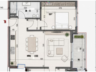 Apartamente per shitje te tipologjise 1+1 dhe 2+1 ne Paskuqan (ID B110572) Tirane