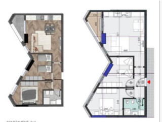 Apartament Ne Shitje 2+1 Tek Dritan Hoxha (ID B120850) Tirane