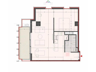 Apartament Ne Shitje 1+1 tek Kthesa e Kamzes (ID B110583) Tirane