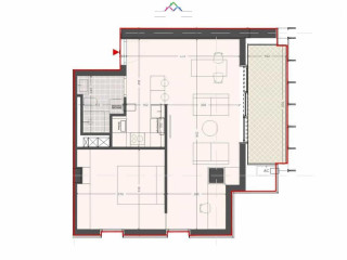 Apartament Ne Shitje 1+1 tek Kthesa e Kamzes (ID B110582) Tirane